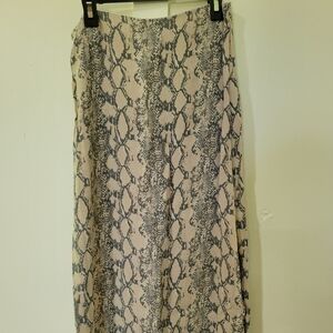 Snake Print Women's Skirt